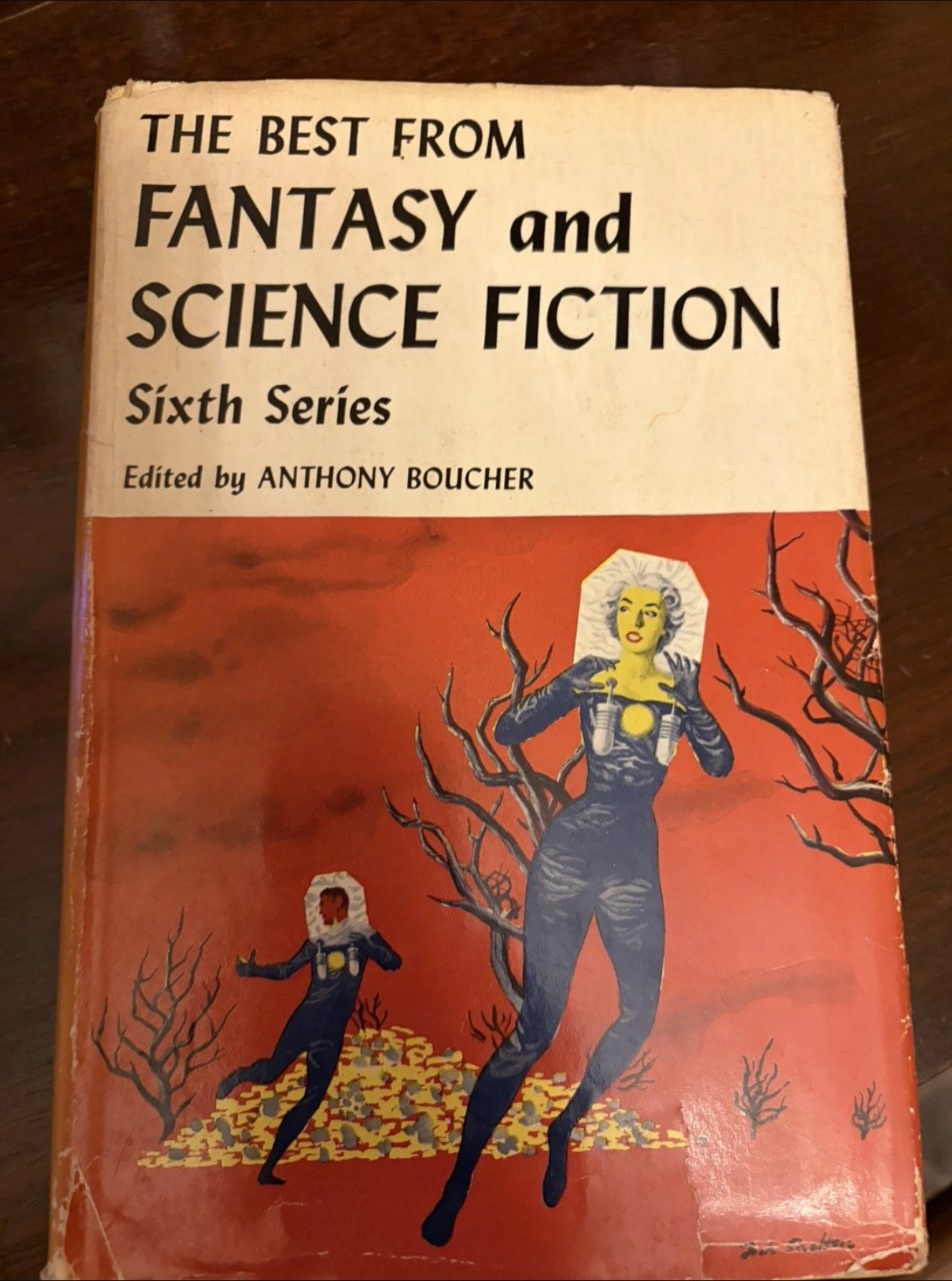 First edition of The Best from Fantasy and Science Fiction, Sixth Series, edited by Anthony Boucher